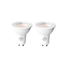 ENSEMBLE COMPLET: AMPOULE GU10 7W 2800K + SUPPORT ET DOUILLE * OMEGA *