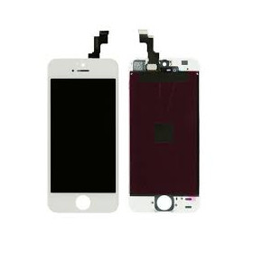 Vitre tactile + Ecran LCD  iPhone 5S/SE Blanc * A5S-ECB *
