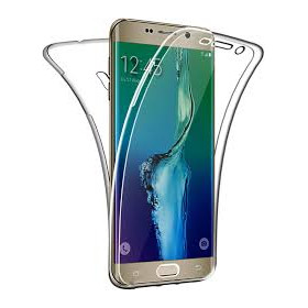 Etui de protection silicone transparent Samsung Galaxy S6 Edge Plus