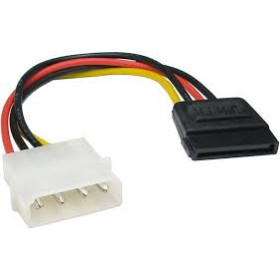 Adaptateur Alimentation Molex-Sata avec Verouillage 15 cm