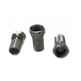 Fiche F à visser 6.4mm pour cable Antenne