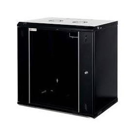 Coffret 19 12U noir prof. 450 mm livré monté * 8062269 *