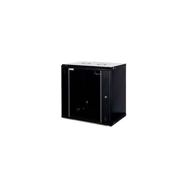 Coffret 19 12U noir prof. 450 mm livré monté * 8062269 *