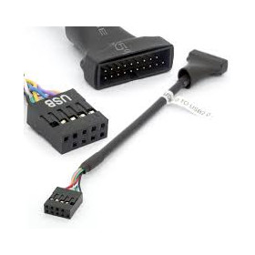 Adaptateur interne carte mère USB3 vers USB2  / 19 broches vers 9 broches